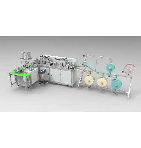 Fully automatic one-plane one mask making machine